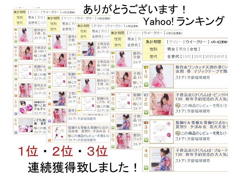 浴衣　子供　ランキング