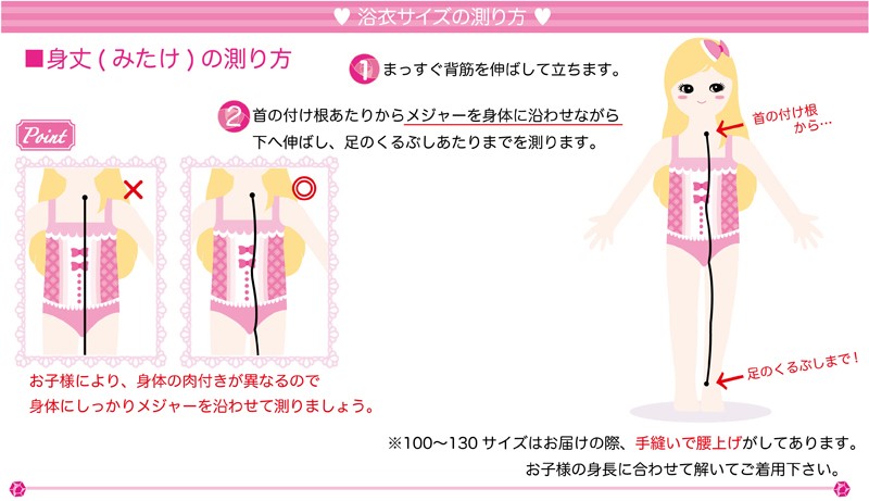 サイズの測り方