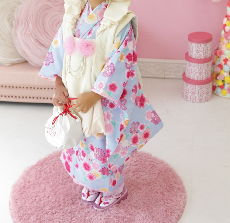 可愛い七五三の着物