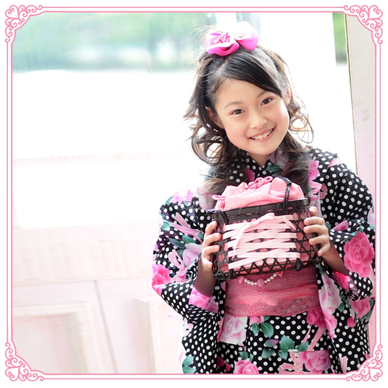 京都瑠璃雛菊の浴衣