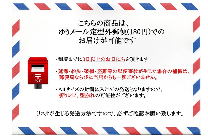 ゆうメール　送料無料