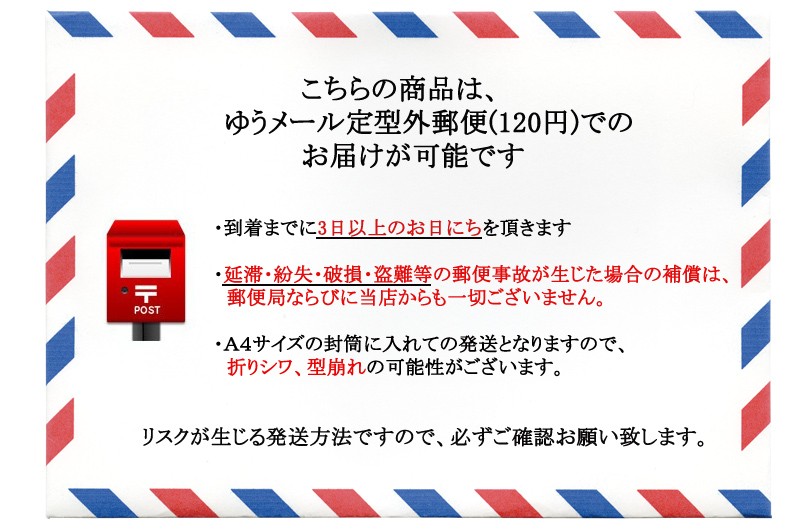 ゆうメール　送料無料