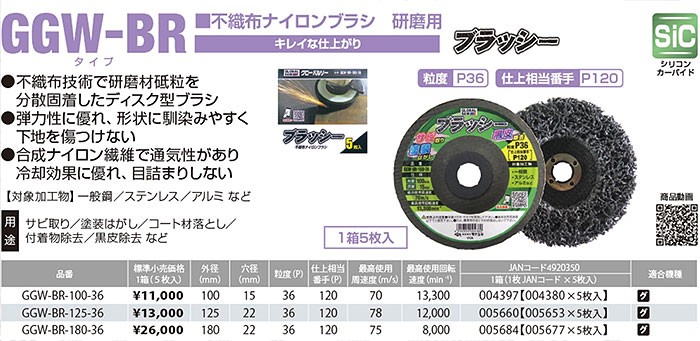 人気超激得】 モトユキ 不織布ナイロンブラシ ブラッシー （５枚入