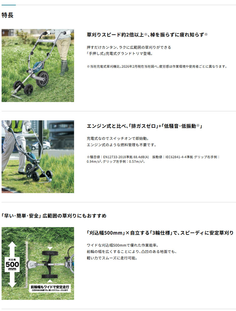 マキタ（makita） 40Vmax 充電式グラウンドトリマ MUG001GZ 刈込幅
