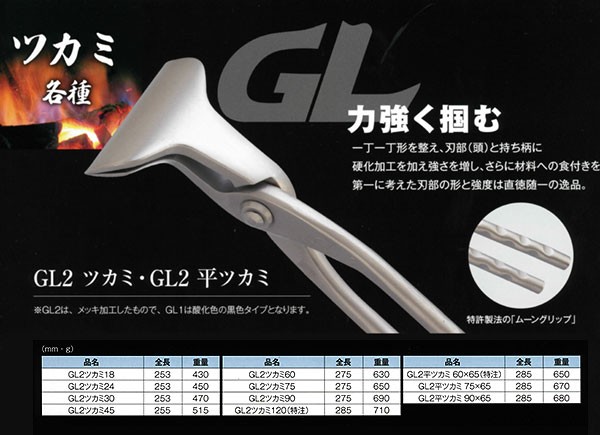 直徳 ツカミ GL2ツカミ 60 ITPNG00060 : itpng00060 : ヤマムラ本店