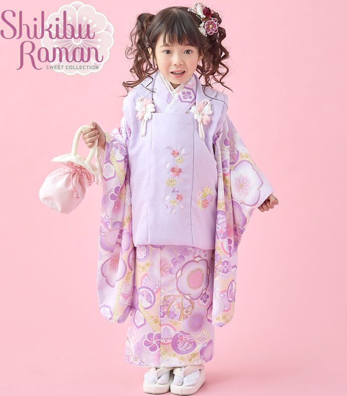 七五三 着物 3歳 女の子 被布セット 式部浪漫 ブランド 全10