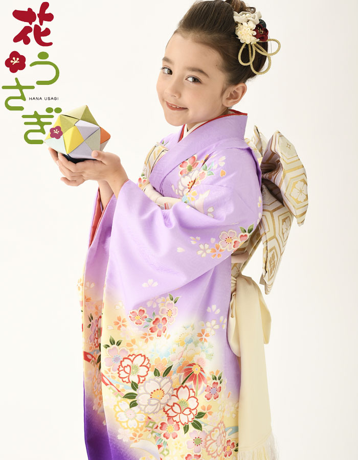 美品！７歳着物 ピンク 水色 花柄 楽天市場】七五三 着物 7歳 フルセット 購入 販売「水色地に白の