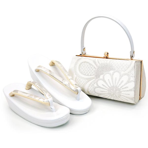 セール Lサイズ 草履バッグセット 帯地 成人式 振袖 zb-015 卒業式 袴