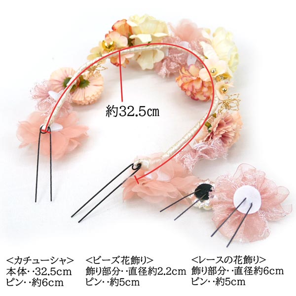 セール 髪飾り 3点セット 成人式 振袖 kk-354 カチューシャ 卒業式