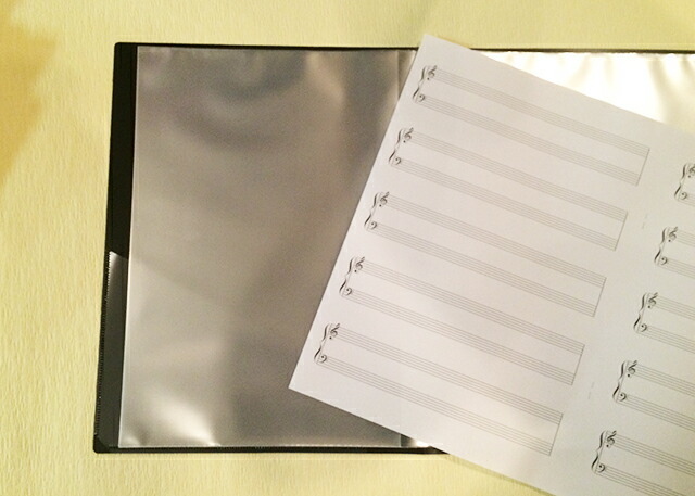 A3サイズ対応 ミュージック レッスンファイル ケンバン ブラックゴールド A3 にも使用可 楽譜 書類 収納 おしゃれ かわいい ポケット付  sheet music file :fl-95-kb-blg:プリンティングキョーワYahoo!店 - 通販 - Yahoo!ショッピング