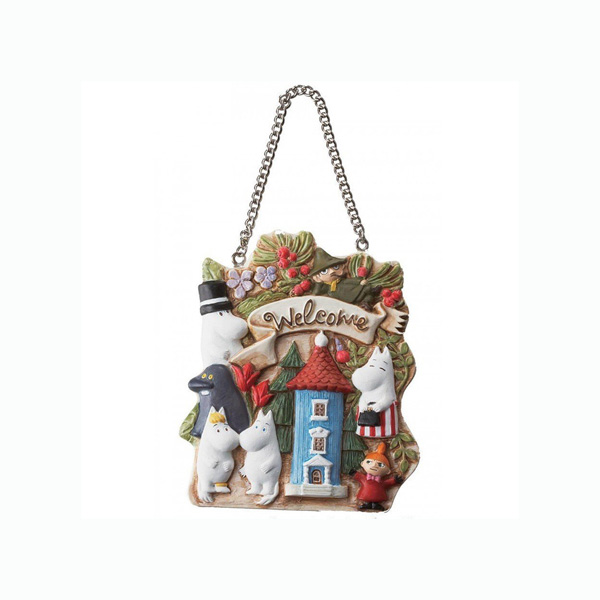 MOOMIN ムーミン ウェルカムボード ムーミンと仲間 表札 部屋 玄関ドア 