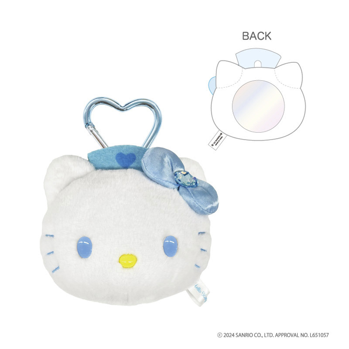 1999年製 ハローキティ ミラー 鏡 手鏡 トロピカル ハイビスカス