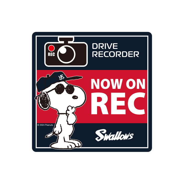 プロ野球コラボ スヌーピー サインマグネット NOW ON REC 阪神