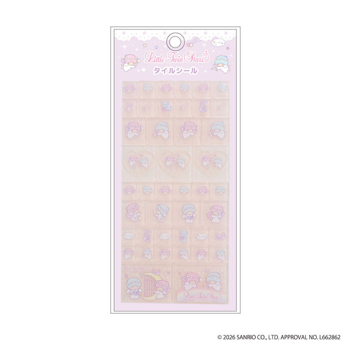 sanrio（サンリオ） リトルツインスターズ タイルシール 単品販売