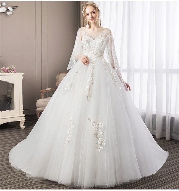 最安値に挑戦 人気 オーガンジー Aライン ウェディングドレス 結婚式 ブライダル クライマックスセール再値下げ Pharmascope Org