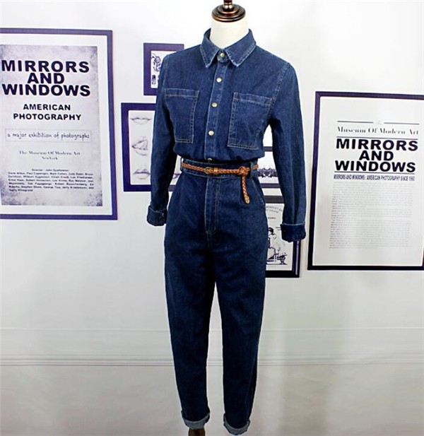 つなぎ おしゃれ ツナギ デニムパンツ ベルト付き レディース カバーオール オールインワン 細身 サロペット着痩せ カジュアル 長袖 19mar05vnzltk06 協和屋 通販 Yahoo ショッピング