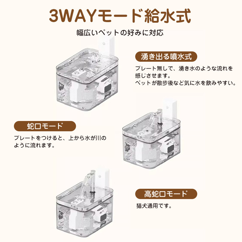 給水器 送料無料 猫・犬用循環浄水給水器 自動給水器 ペット 給水器 USB