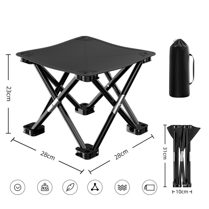 送料無料 折りたたみ椅子 アウトドア キャンプ椅 キャンプチェア 軽量 コンパクト 耐荷重120kg 1秒収納 携帯便利 お試し商品サンプル 持ち運び 釣り 収納袋付き |  | 02