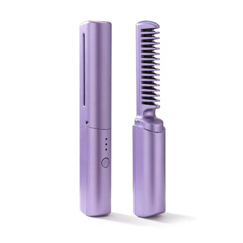 送料無料 コードレス ヘアアイロン ミニ 急速加熱 カール