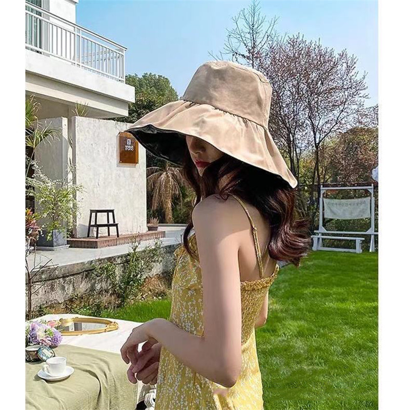 リバーシブルハットつば広 紫外線対策 帽子 レディース UVカット 通販