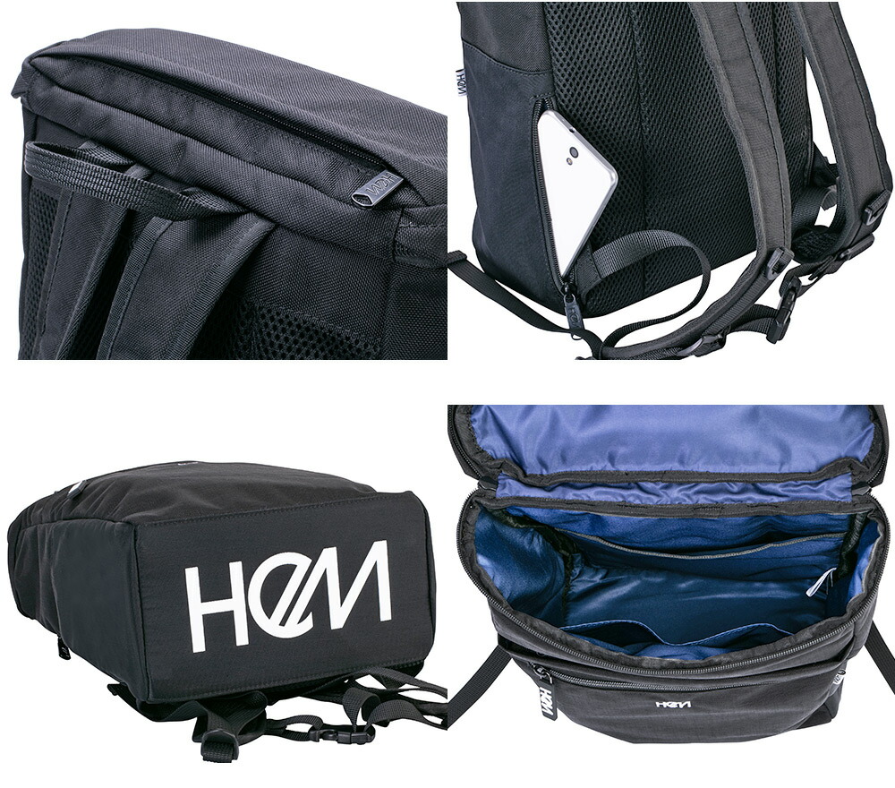 HeM（ヘム） リュック レディース メンズ ダニー ボックスリュック