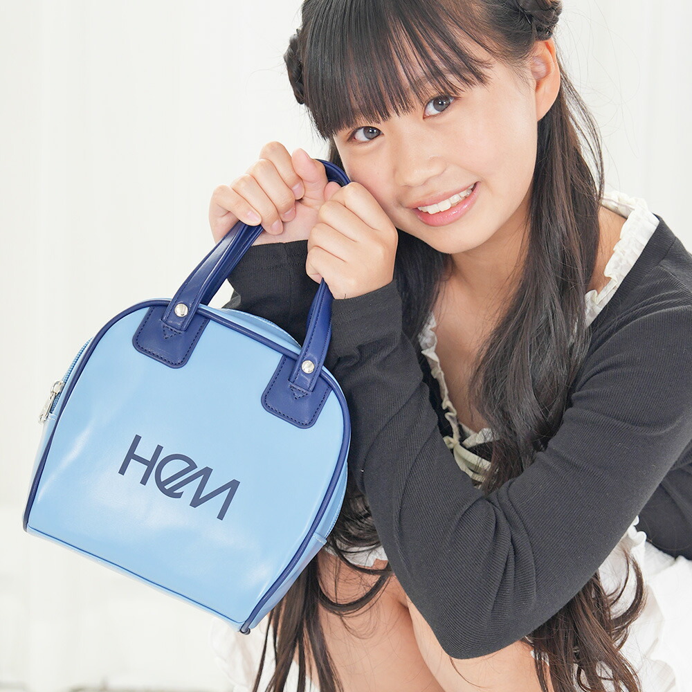 HeM（ヘム） ボストンバッグ レディース 縦型 ポッピー ショルダー
