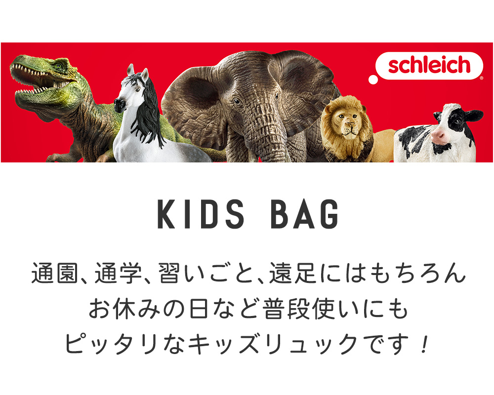 通園、通学、習いごと、遠足にはもちろんお休みの日など普段使いにもピッタリなキッズリュックです！