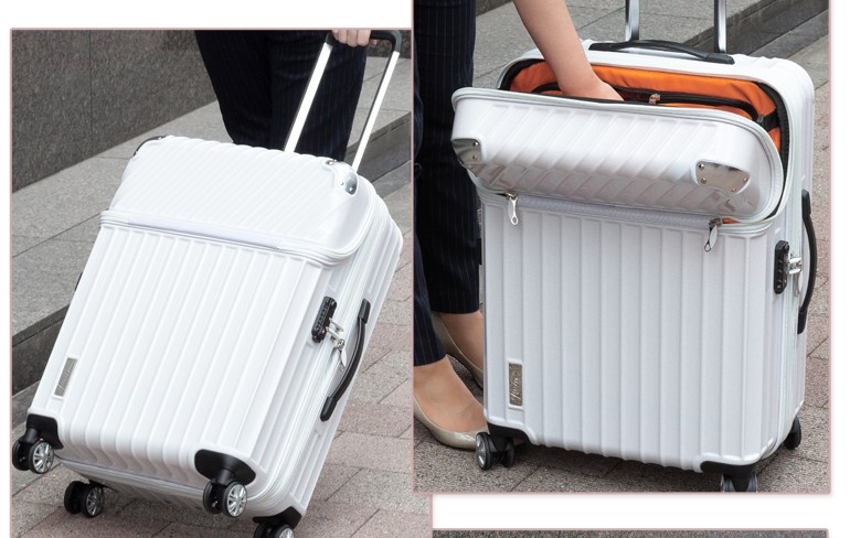 スーツケースS 機内持込 キャリーケース 小型 Sサイズ 拡張 トップオープン topopen モーメント トップオープン ジッパー ハード