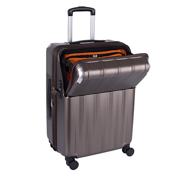 新品キャリーケースLサイズ(ストッパー ・TSAロック付き) TRAVELIST Lサイズ スーツケース フロントオープン キャリー