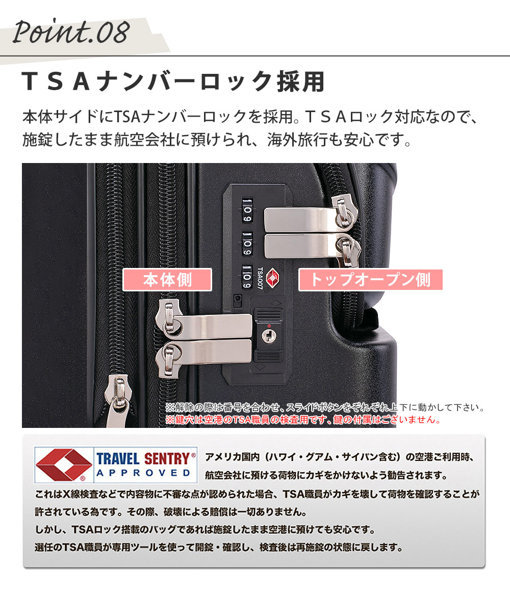 ＴＳＡナンバーロック
