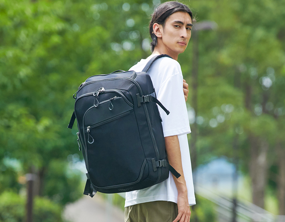 協和 ビジネスリュック ビジネスバッグ 撥水 38L 拡張 キャリーオン