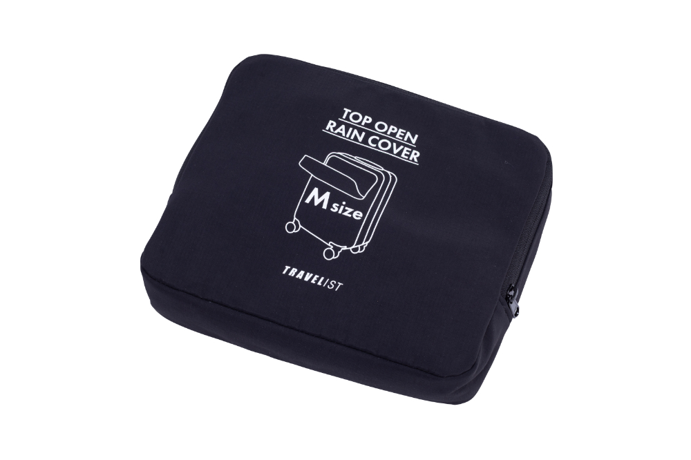 TRAVELIST スーツケース レインカバー Mサイズ用 フロントオープン 撥