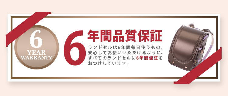6年間保証
