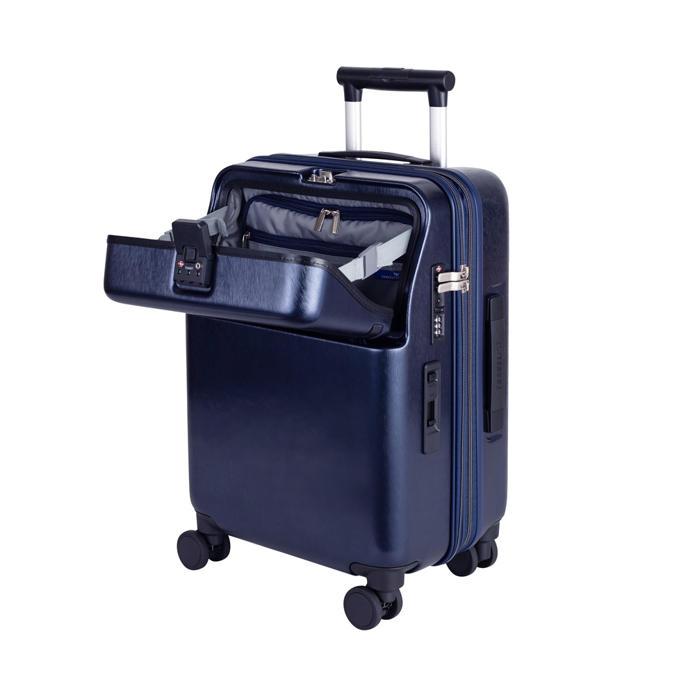 TRAVELIST 機内持ち込み スーツケース Sサイズ ワンタッチ フロント