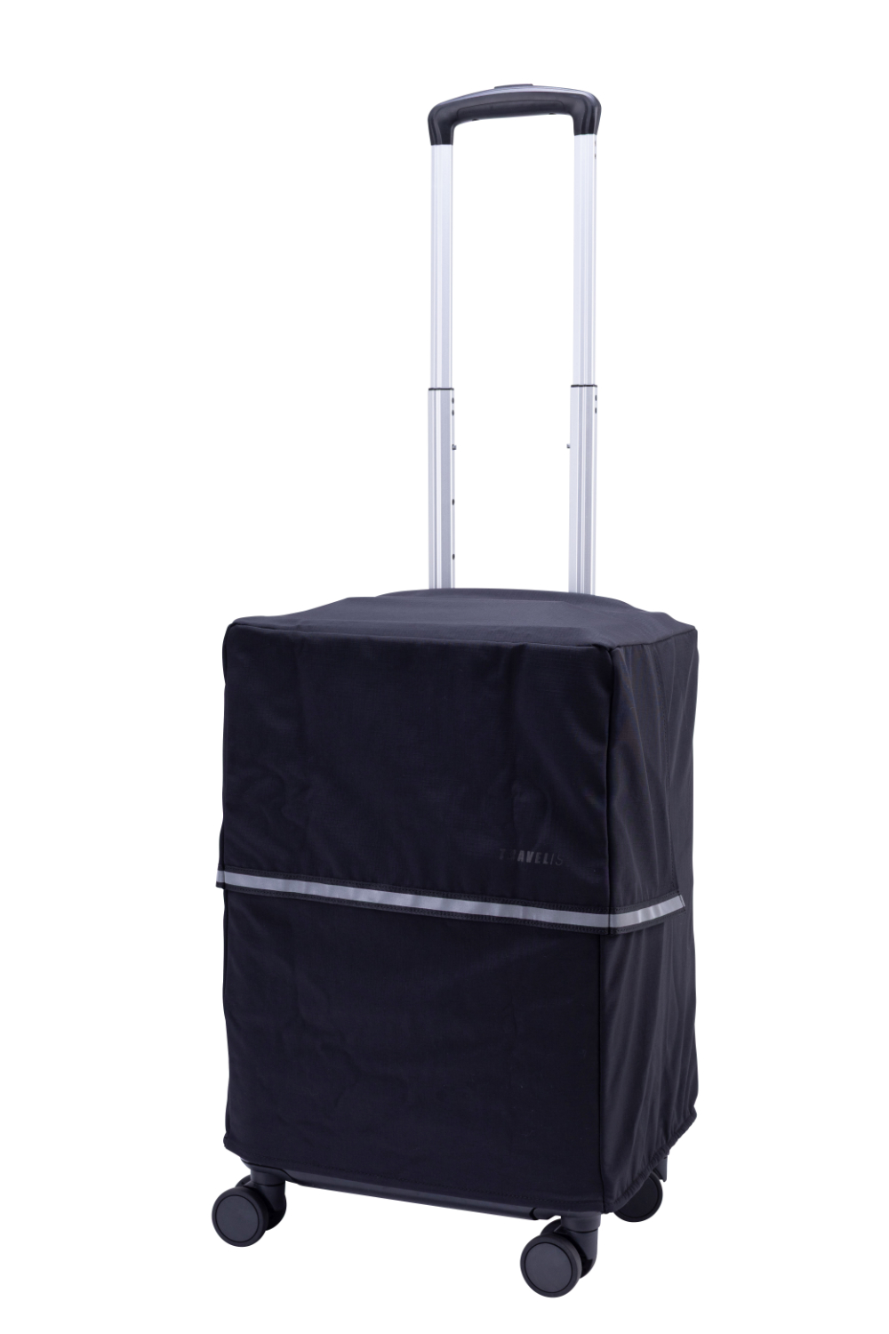 TUMI ブラック キャリーケース 持ち手カバー、レインカバー付 TRAVELIST トップオープン用レインカバー スーツケースカバー 正規品 S