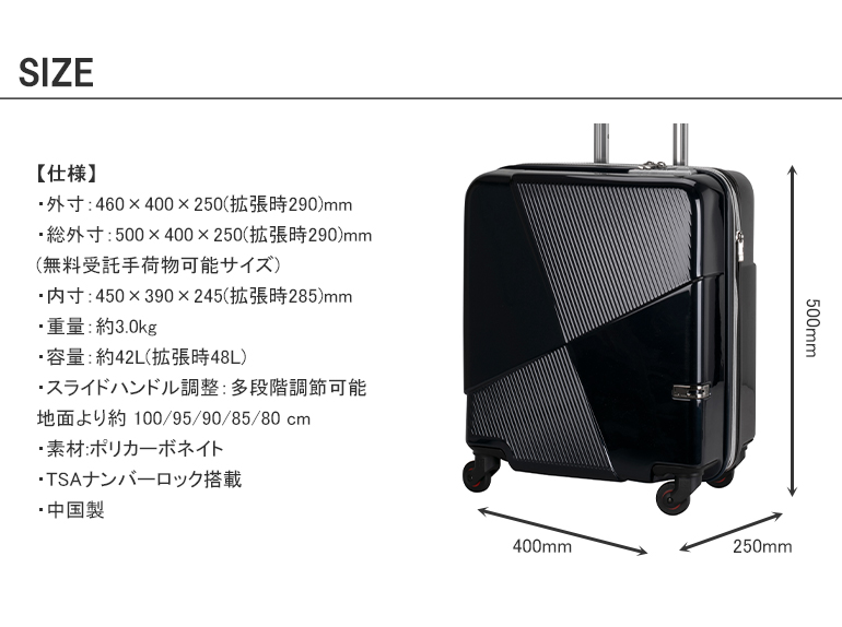 HIDEO WAKAMATSU（ヒデオワカマツ） スーツケース Sサイズ 機内