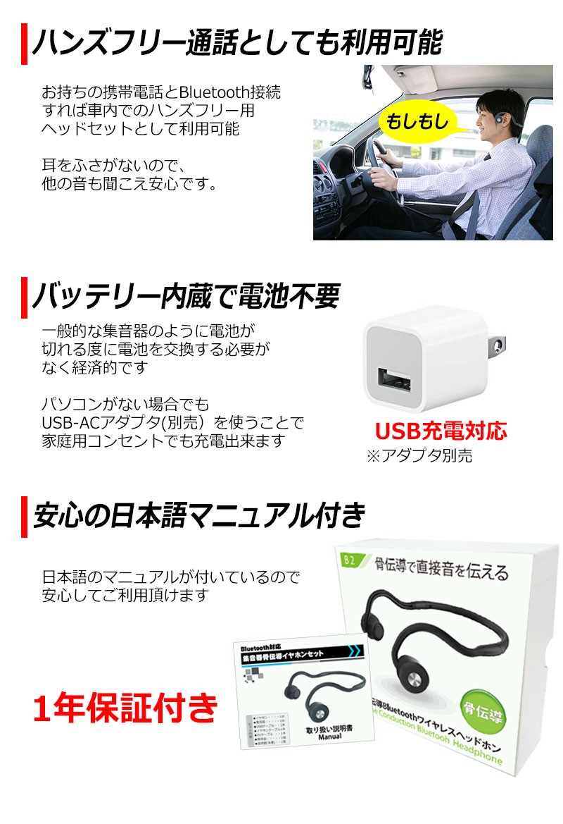 KYPLAZA 骨伝導集音器 骨伝導 イヤホン ヘッドセット と 集音器 KYPLAZA 骨伝導集音器 骨伝導 イヤホン ヘッドセット と 集音器