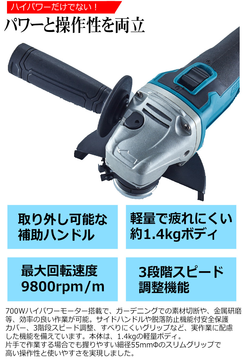 安い初売004★おすすめ商品★マキタ makita 100mm充電式ディスクグラインダ 40VMAX 本体のみ GA001G ディスクグラインダー