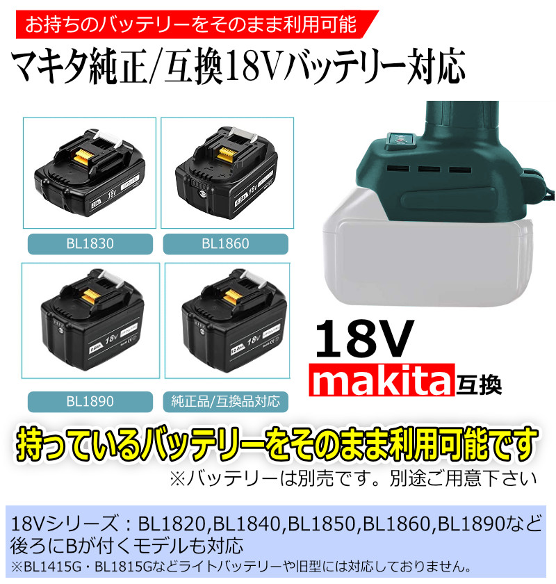 コードレス ディスクグラインダー makita マキタ 18V バッテリー