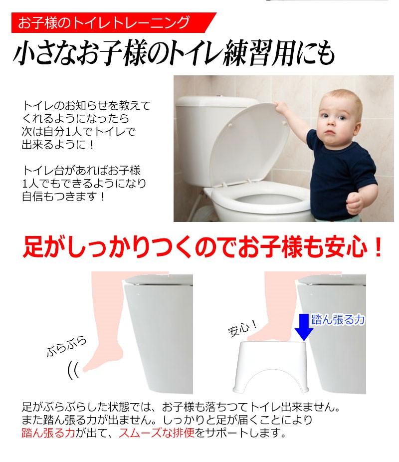 洋式 トイレ用 足置き台 和式トイレ の良さを 洋式トイレ で 便秘 解消 トイレ踏み台 子ども トイレトレーニングにも Kyplaza Payapayモール店 通販 Paypayモール