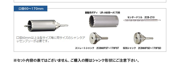 通販超激安 ユニカ 多機能コアドリル ALC用 SDSシャンク 40mm UR21 
