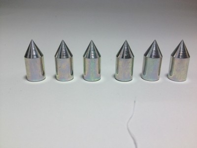 【ジュラルミン遠的用矢尻 ６個入り サイズ １９１３用 ２０１４用 ２０１５用 】 弓道 和弓 矢先端 弓具 【メール便可】