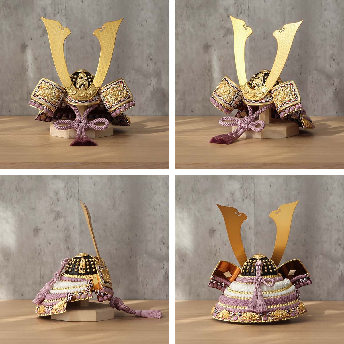 オフシーズン割引☆10％OFF！】平安武久作 五月人形 8号 藤中白糸縅