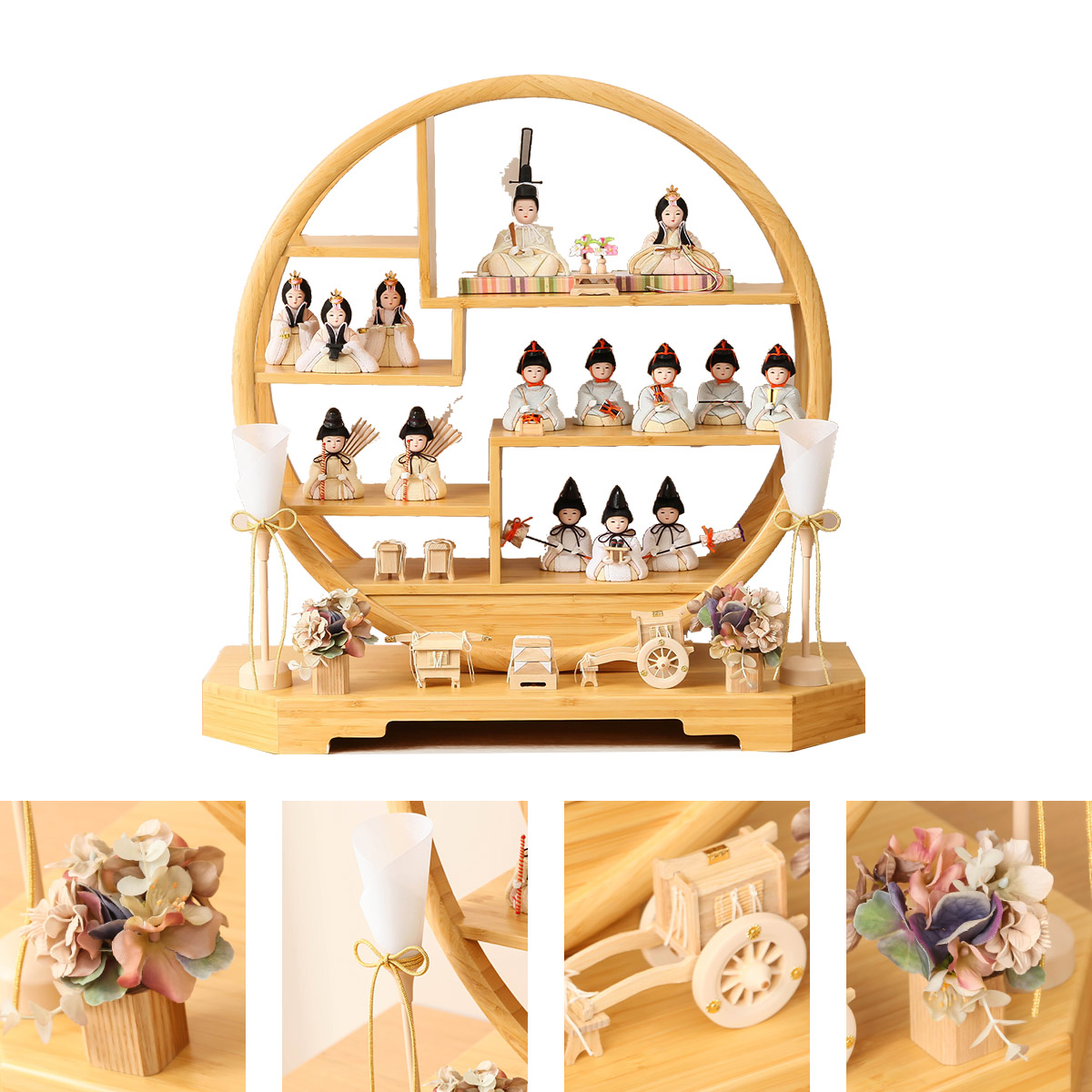 期間限定☆全品ポイント2倍！1/30迄】木目込み雛人形 かわいい 雛