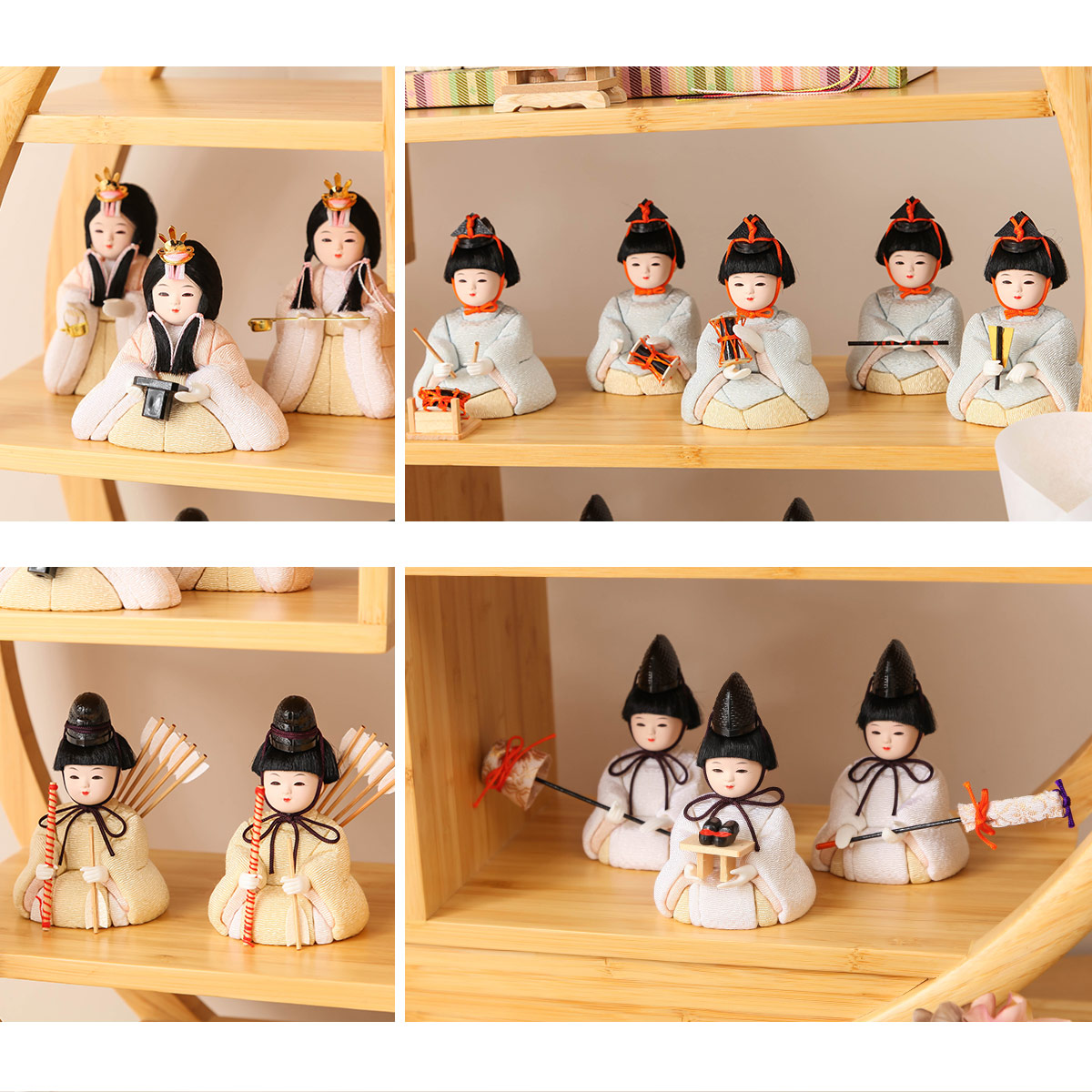 木目込み雛人形 かわいい 雛 きめこみ つき 丸窓【ご優待割引価格