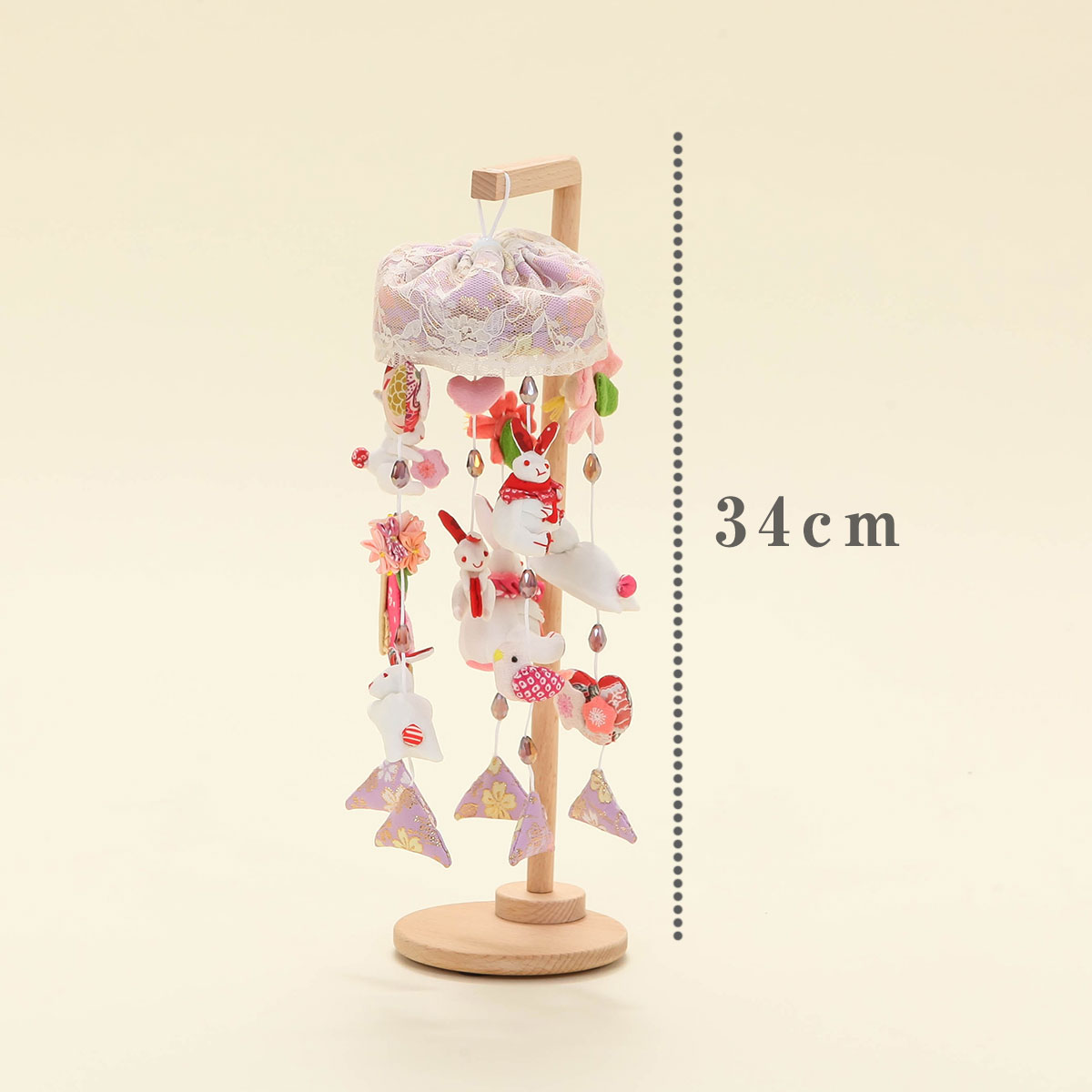 2/4〜2/10限定☆ポイント2倍】つるし飾り つるし雛 ミニうさぎっ子あみ