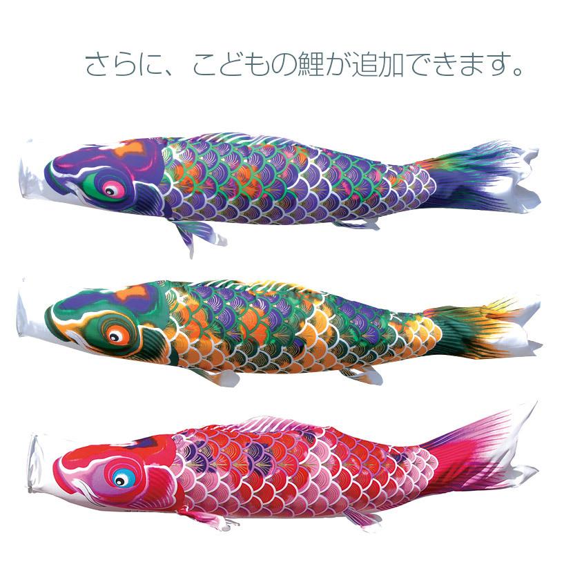 鯉のぼり2m 日本製ちりめん織り撥水加工 徳永鯉 【ポイント10倍】こいのぼり お庭用杭打込みセット 日本製