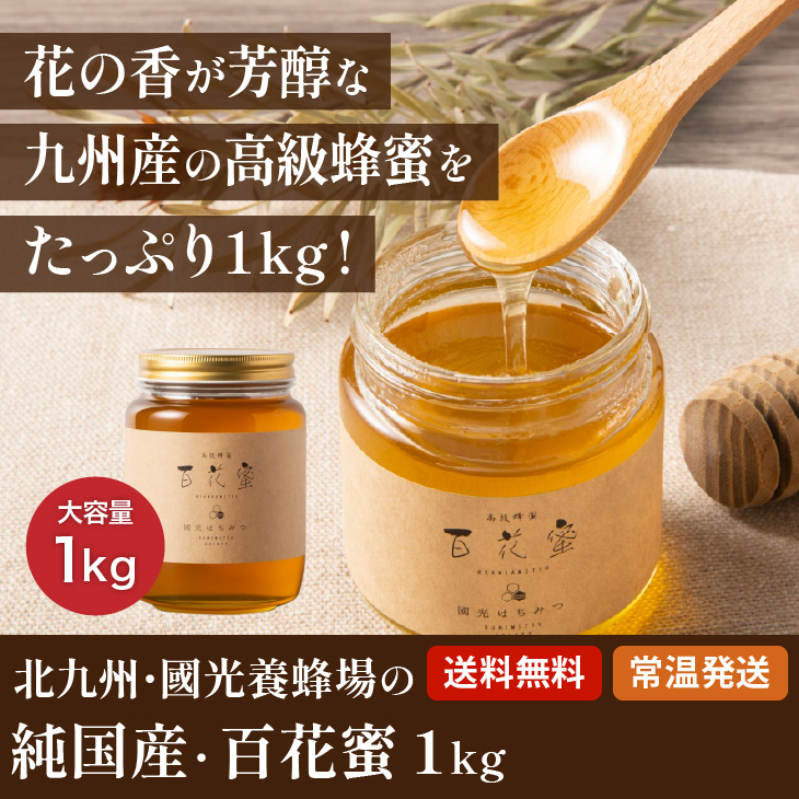 日本ミツバチ（蜜蜂） 蜂蜜（百花蜜) 正味600g（約420ml) その他 | www