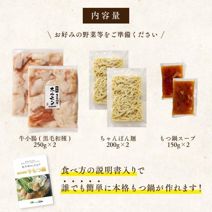 ギフト包装品【本格もつ鍋セット 4-5人前 九州産黒毛和牛 特注スープ