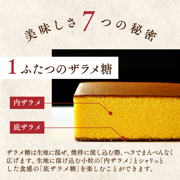 美味しさの秘密はふたつのザラメ糖